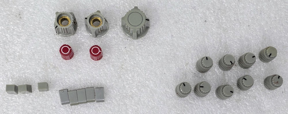 Vintage Heath Oscilloscope Knobs and Buttons