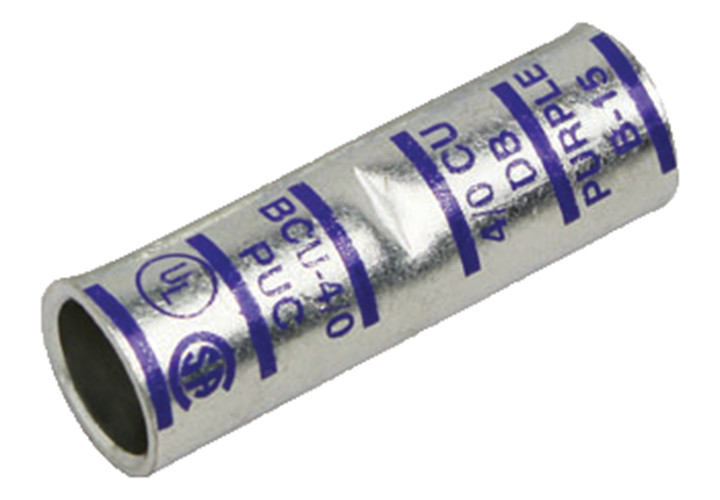 BCU3 Penn-Union 3AWG Copper Compression Splice NEW