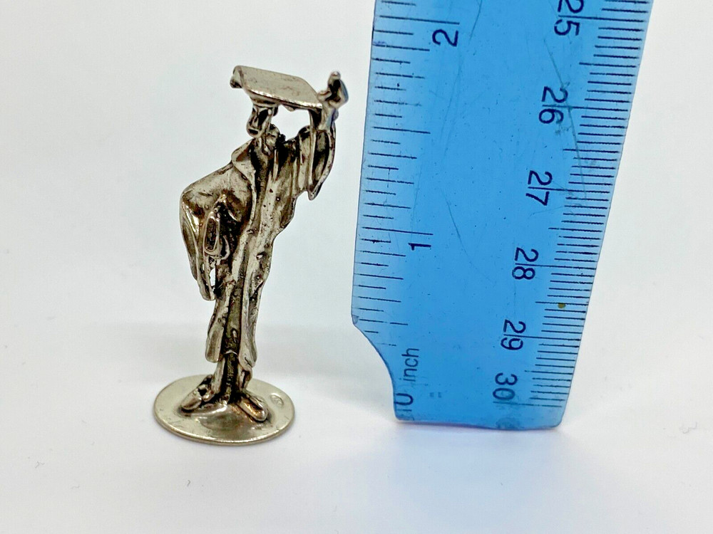 Exquisite Silver Statue 'Wisdom': Sterling Silver Masterpiece (925)