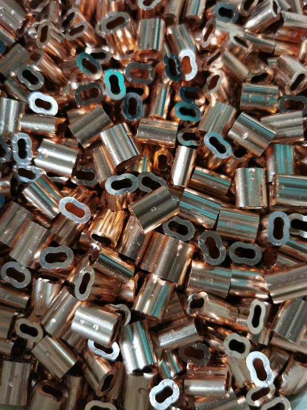 Copper Sleeves Clip Crimps for Cable Wire Swage