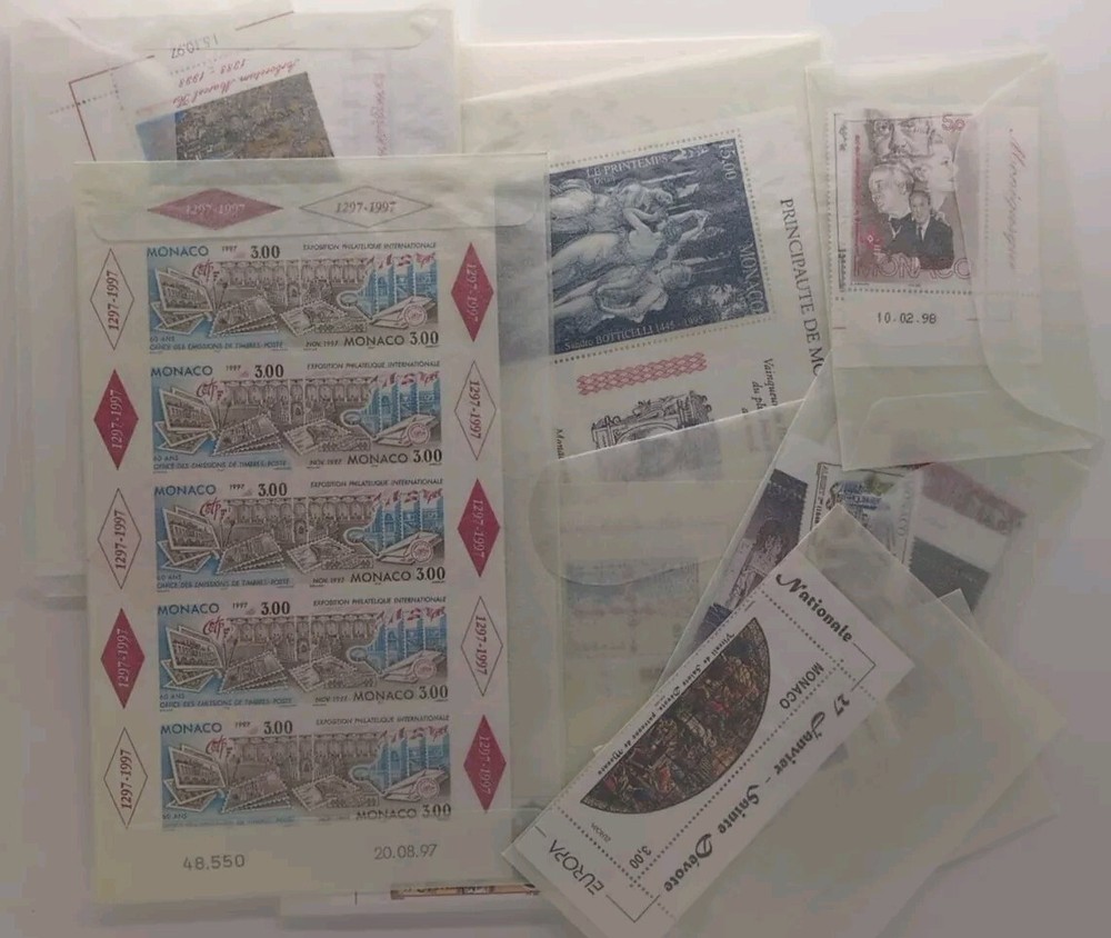 1998 Monaco Stamp Set MNH/OG