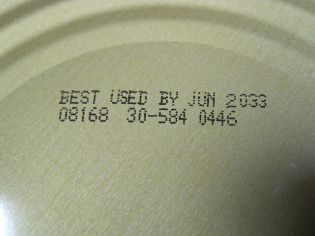 Mountain House Pilot Bread Crackers 2033 Expiration Date