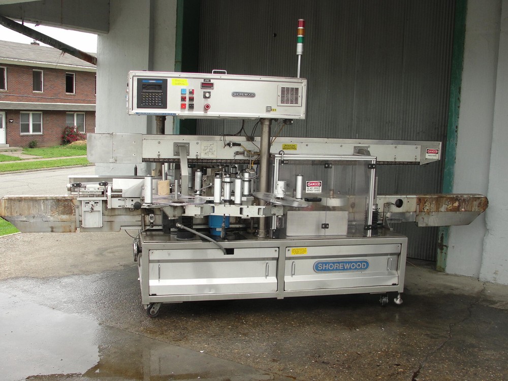 Shorewood Model 4100 Front and Back Pressure Sensitive Labeler Used