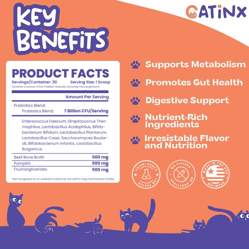 Whiskers & Wellness Probiotic Blend - Digestive Support &