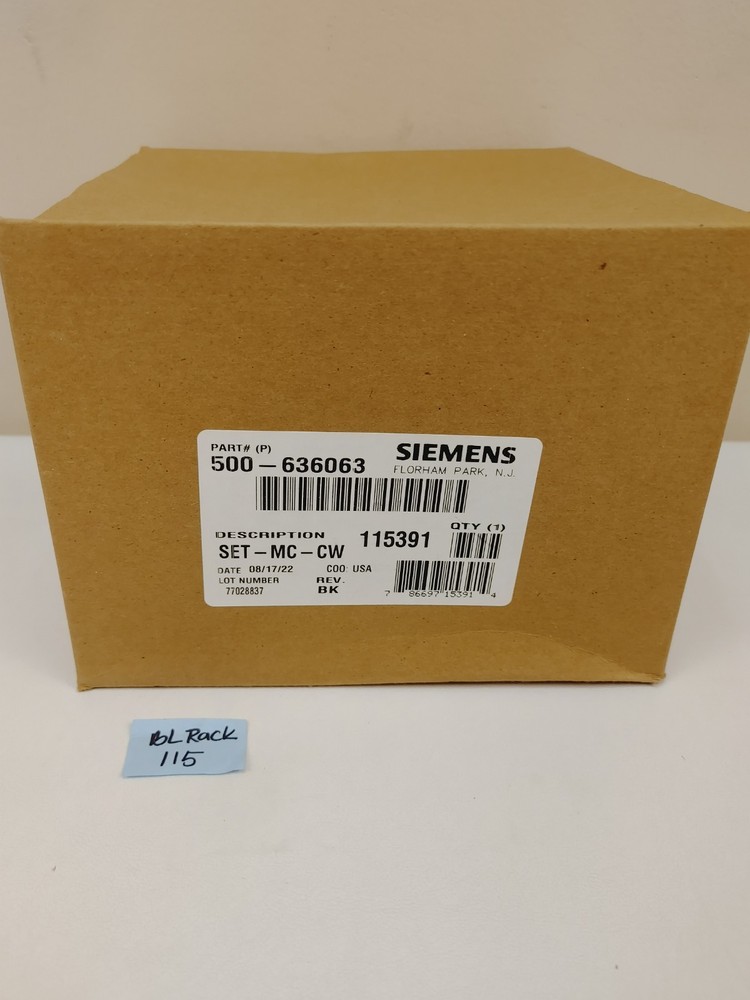 500-636063 SET-MC-CW Ceiling Speaker Strobe Siemens SEALED