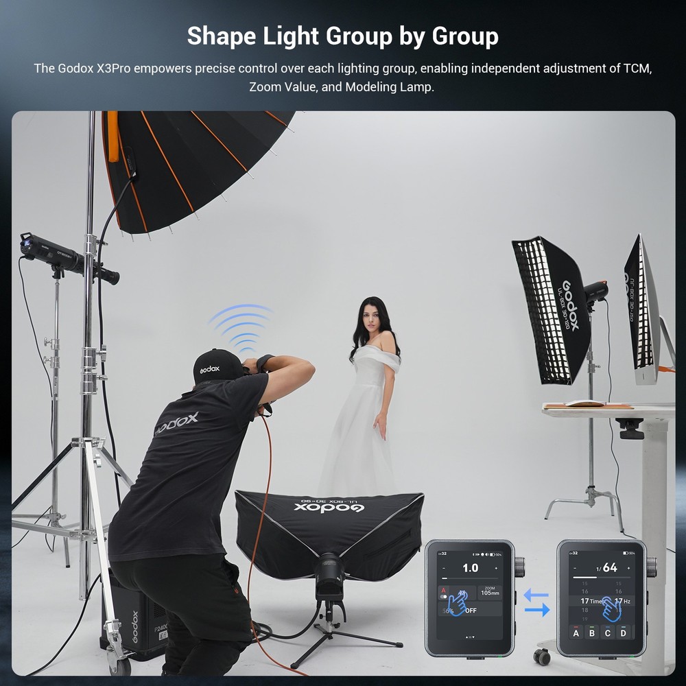 Godox X3Pro-N TTL Wireless Flash Trigger for Nikon with Bluetooth Integration