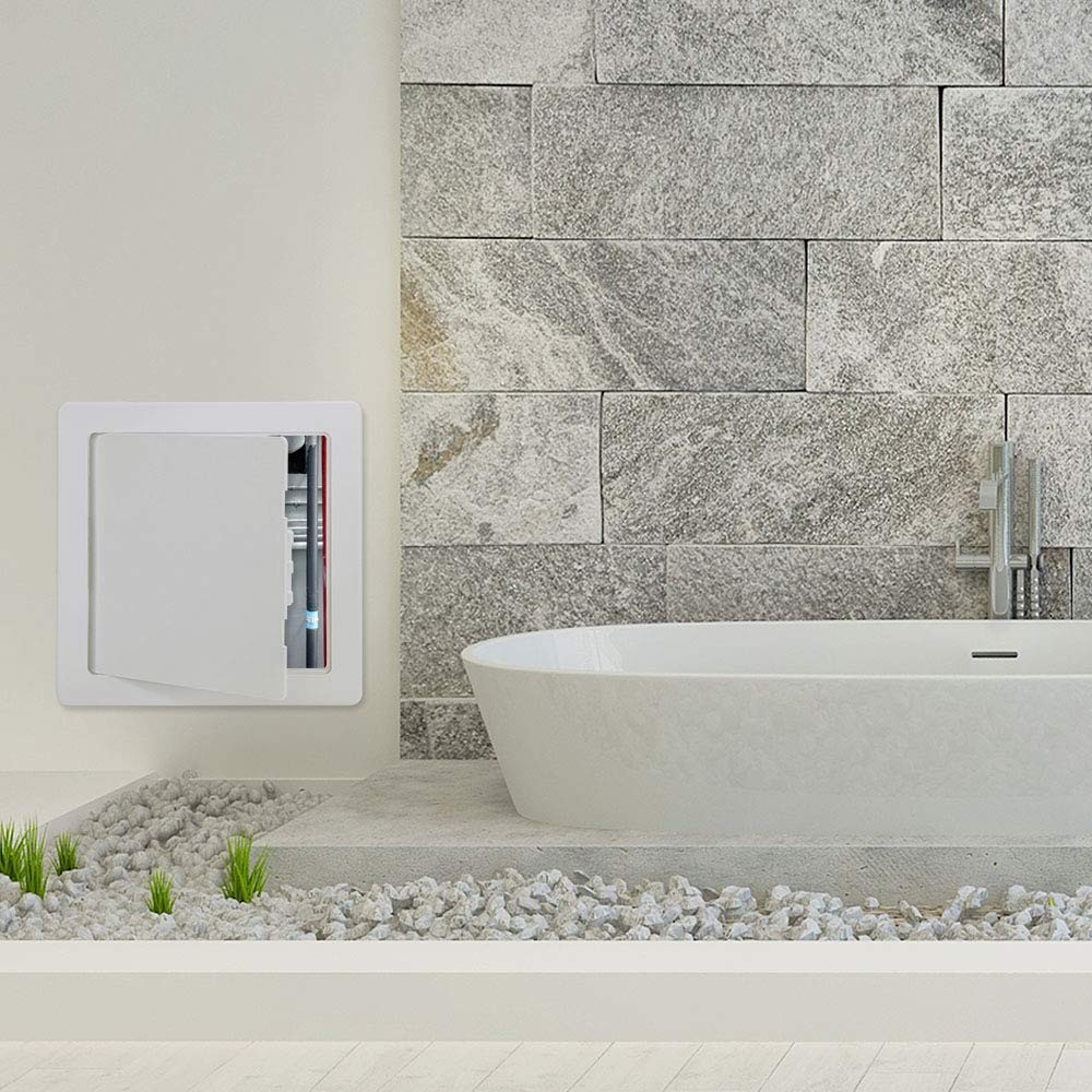 Plumbing Access Panel for Drywall Ceiling 8 x 8 Inch Reinforced Plastic Wall ...