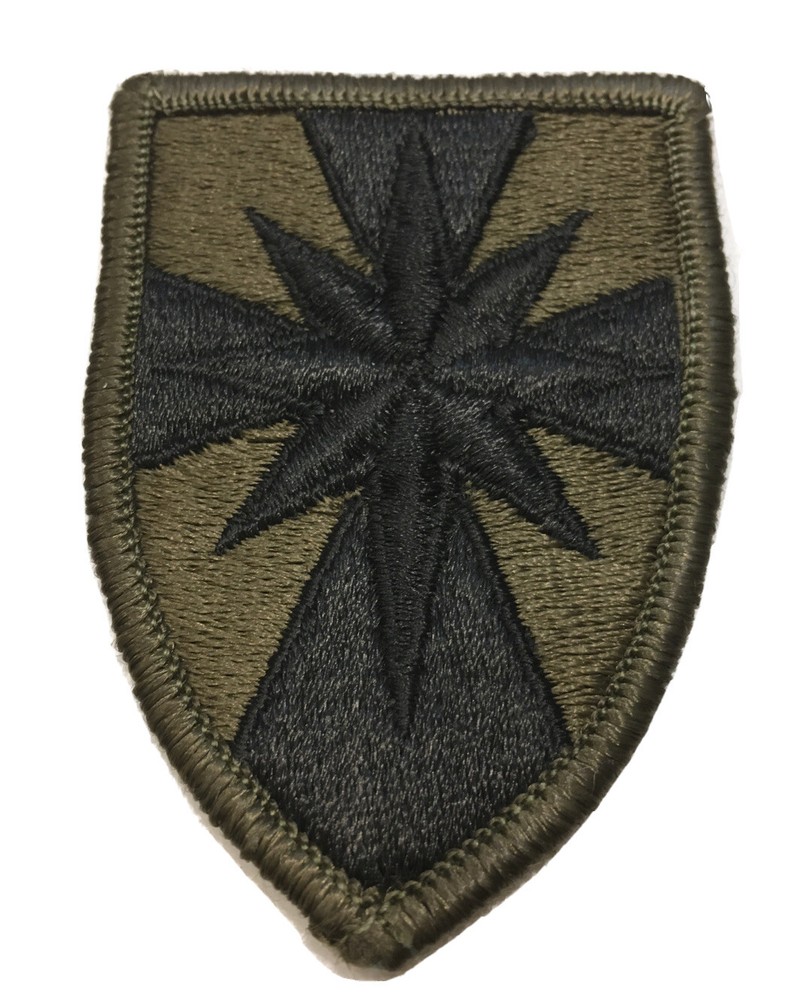 Vietnam Era U.S. 8th Army Field Support Command Subdued Merrowed Edges Patch