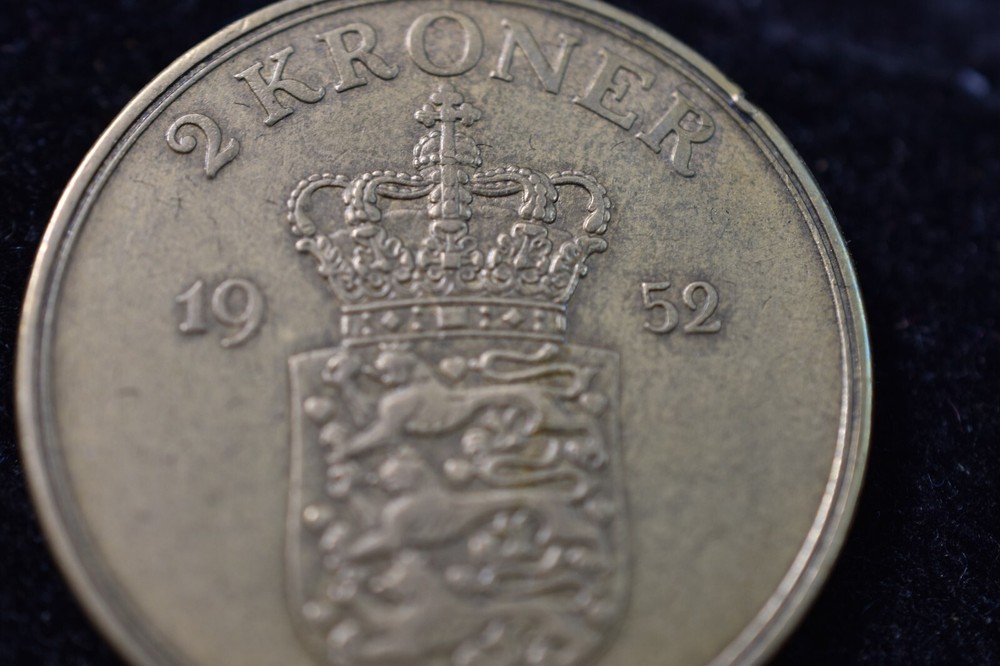 DENMARK 1952 2 KRONER