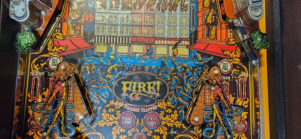 Fire! Pinball Machine Williams (1987) - 3527