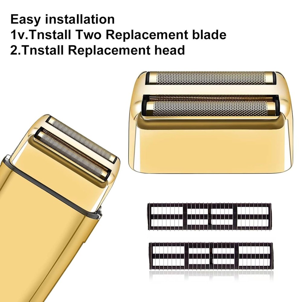 3 Gold Foil & Cutter Replacement Compatible with BaBylissPRO FXFS2