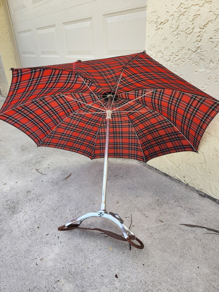Golf Umbrella w/ Leather Seat