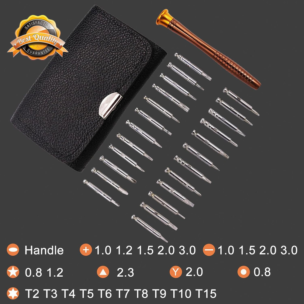Precision Screwdriver Set 25 in 1 Repair Tool Kit for Electronics