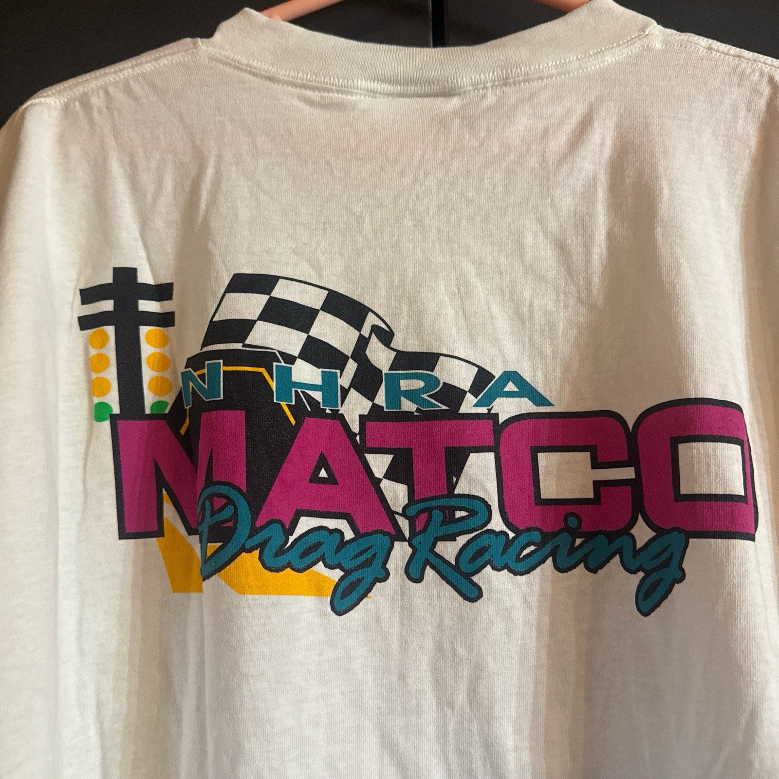 VTG Matco Tools Dean Skuza Nitro Funny Car NHRA Drag Racing tshirt 90s 2XL New