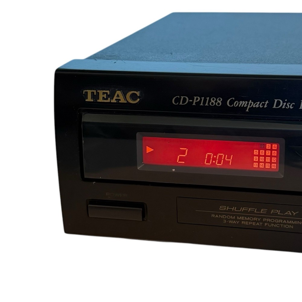 Teac CD-P1188 Compact Disc Player Tested & Working Nice