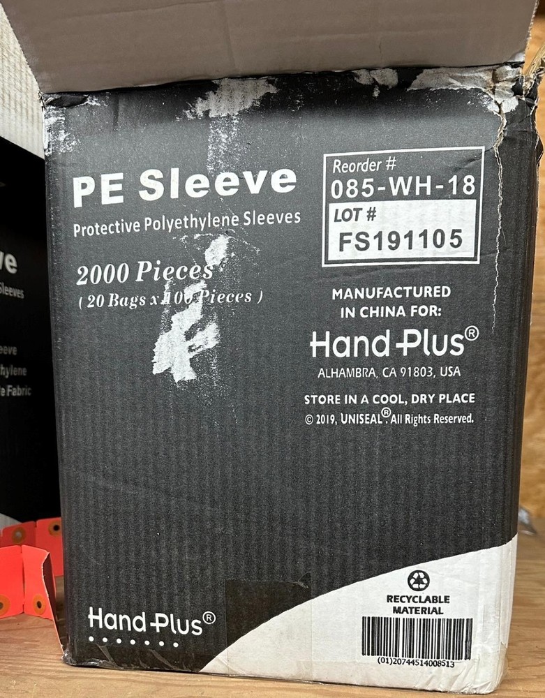 Hand Plus 100 pc (50 pr) Dsposable Polyethylene Sleeve Protectors With Elastic