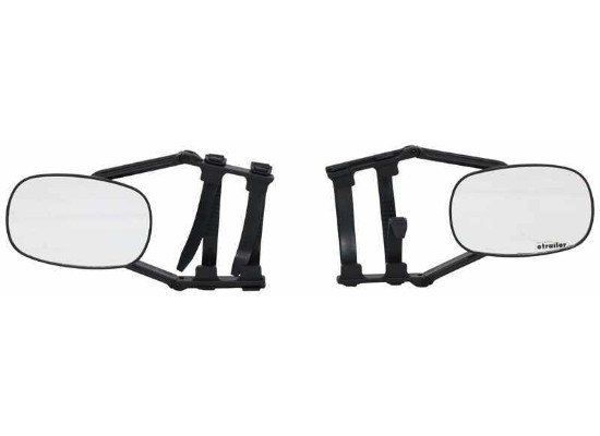 K-Source Universal Towing Mirrors - Clip On - Flat Mirror - Qty 2