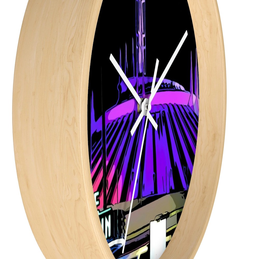 Wall clock Disneyland Space Mountain Ride