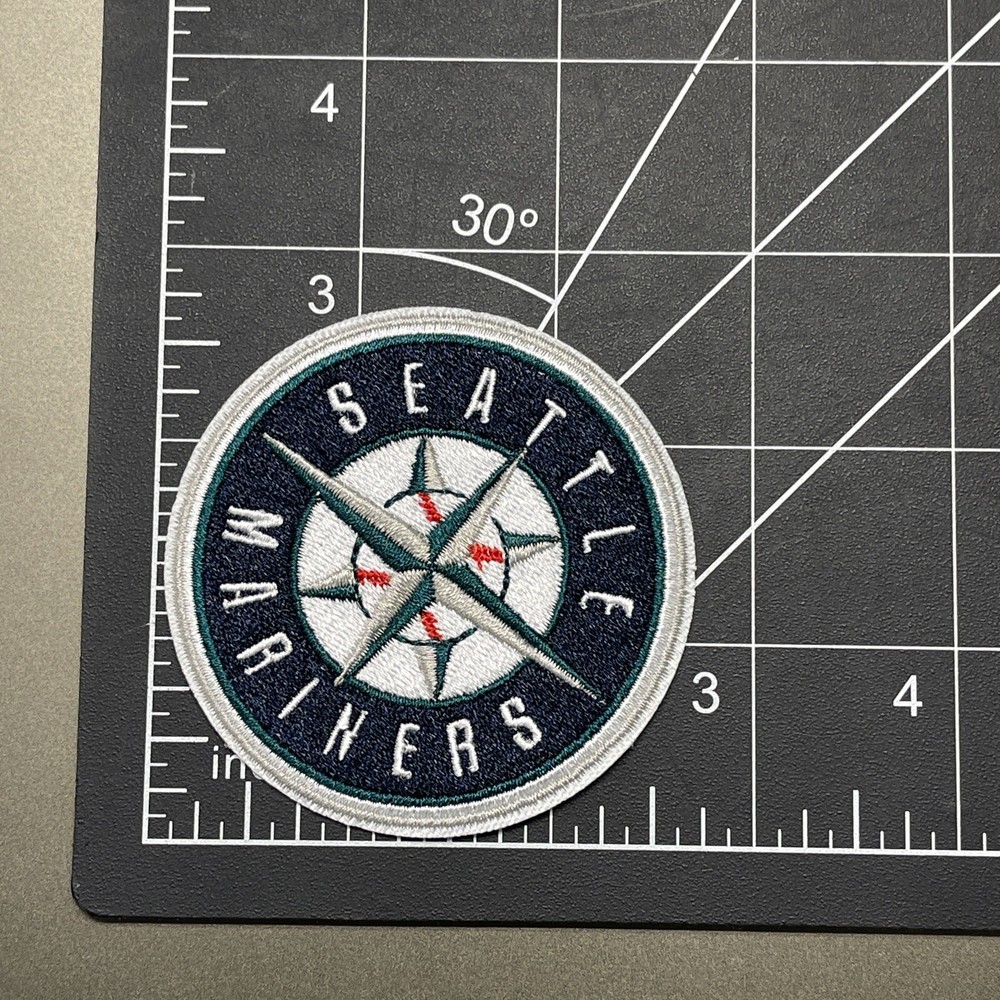 Seattle Mariners Patch Embroidered Iron 2.75x2.75 Inch