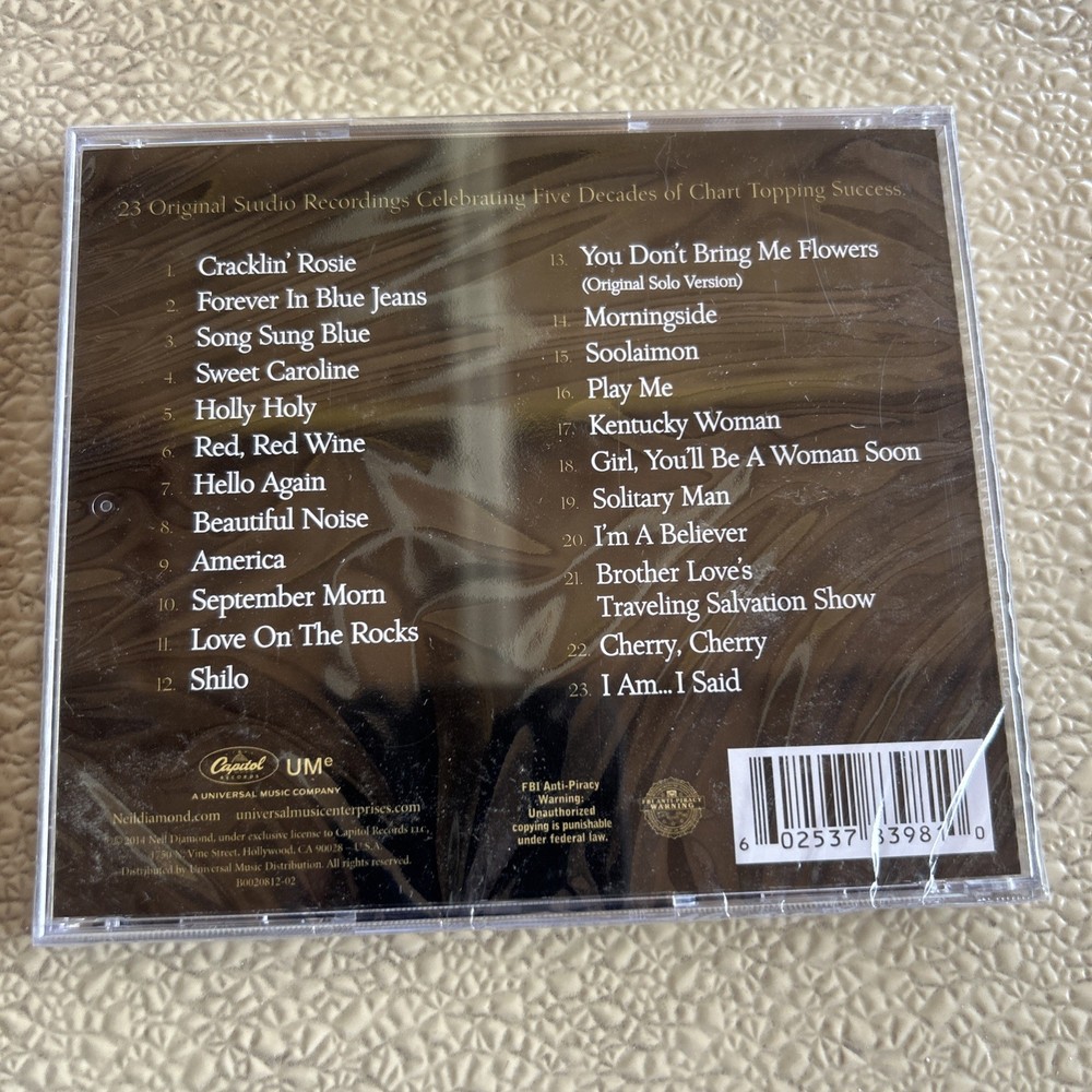 Neil Diamond: All-time Greatest Hits CD, Sealed