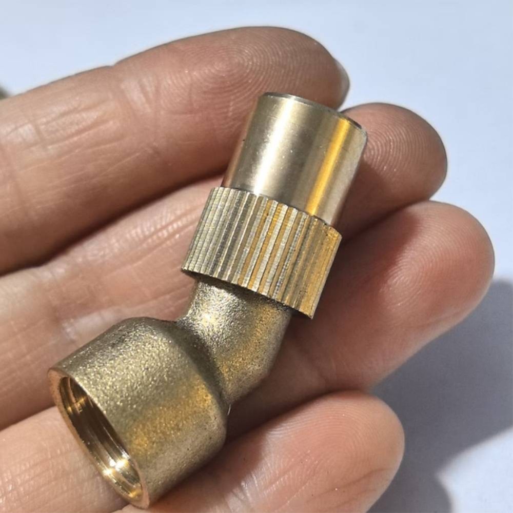 Efficient Copper Nozzle with Adjustable Mist for Watering and Cleaning