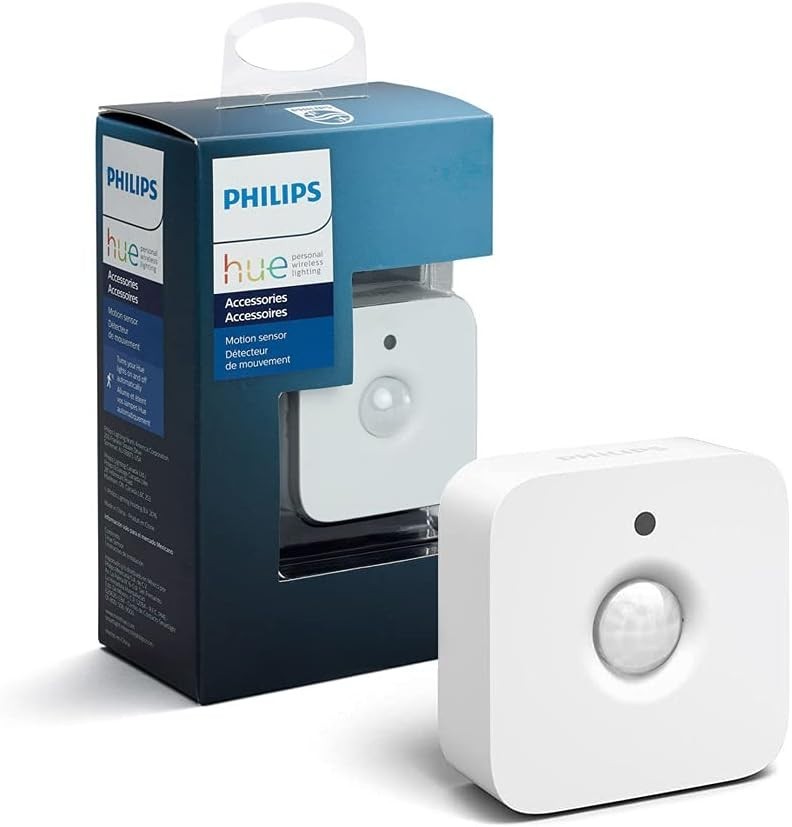 Philips Hue Motion Sensor - Wireless Battery Powered Smart Home Lighting Control