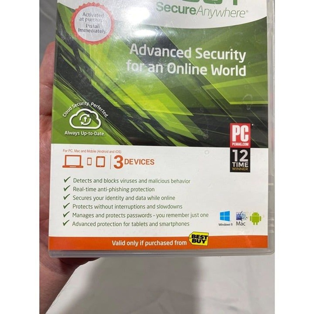 Webroot Secure Anywhere Ultimate Protection PC Mac Mobile Android iOS