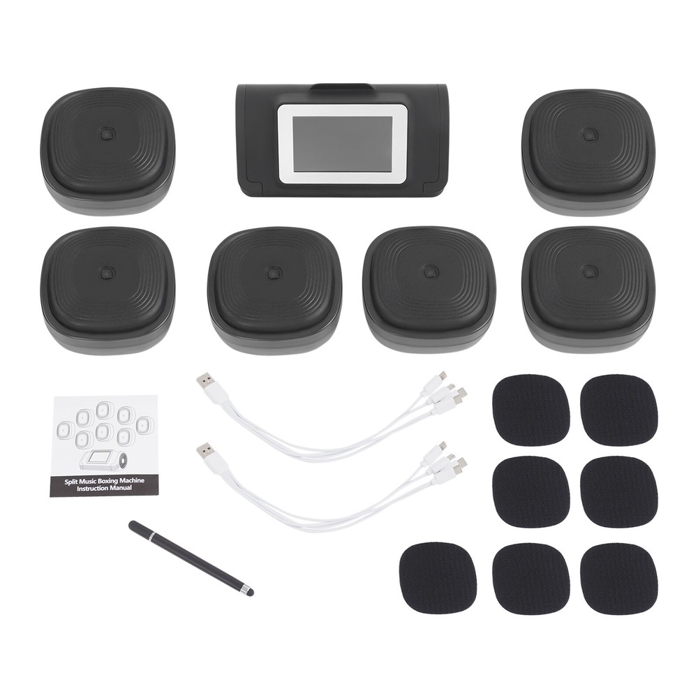 Split Musical Boxing, Punching Machine, Split Musical Boxing with 6 Targets