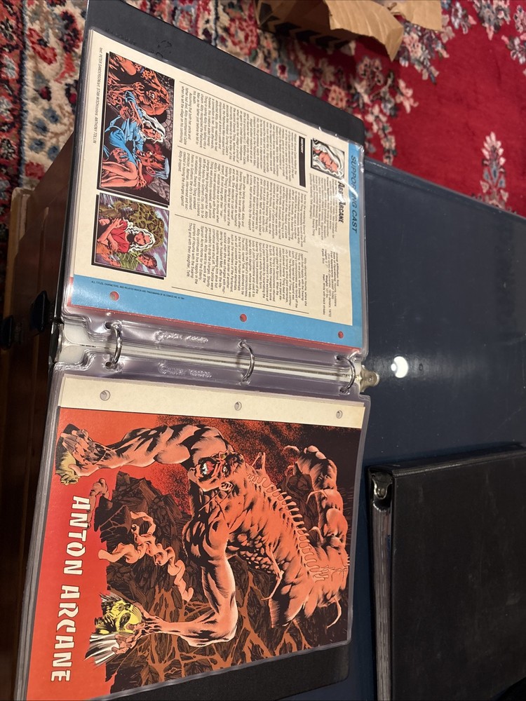 Comic Book Bio Binder
