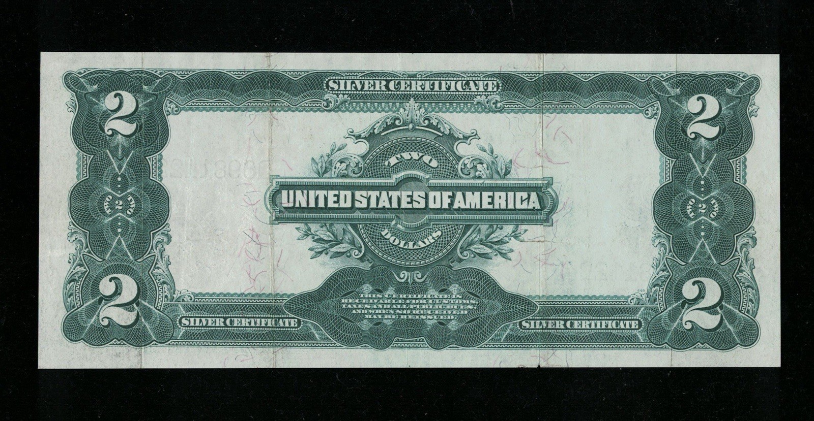 SC 1899 $2 Silver Certificate Fr.251 Mini Porthole (224)