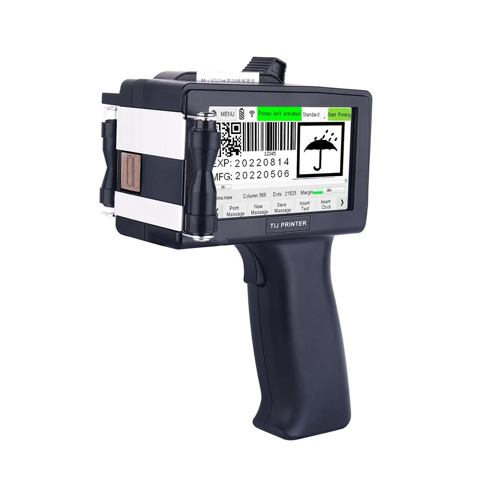 Portable Handheld Label Online Tij Thermal Inkjet Printer Coding Machine Label