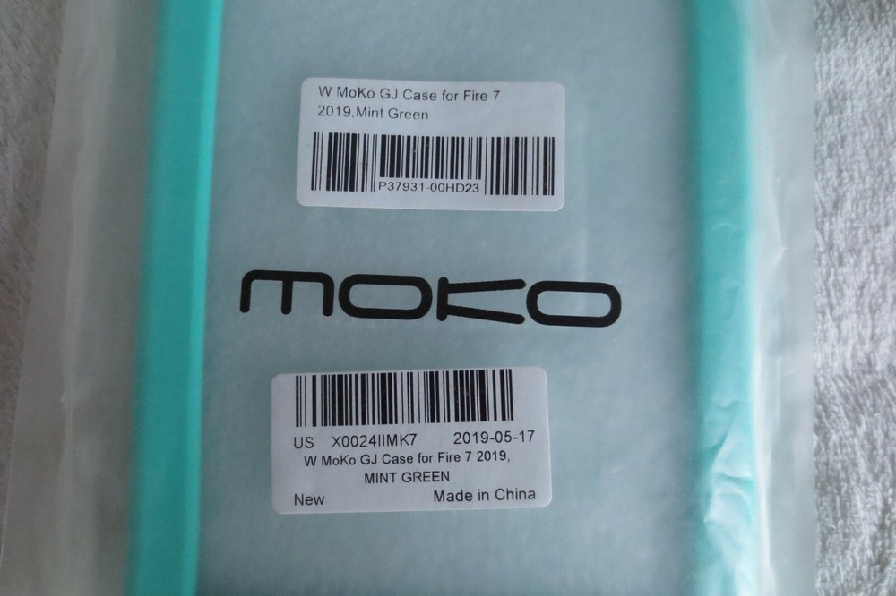 Moko Case for Fire 7 Mint Green 2019 Silicone New