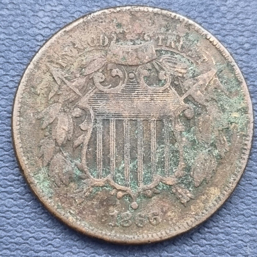 1866 Two Cent Piece 2c Better Grade #30457