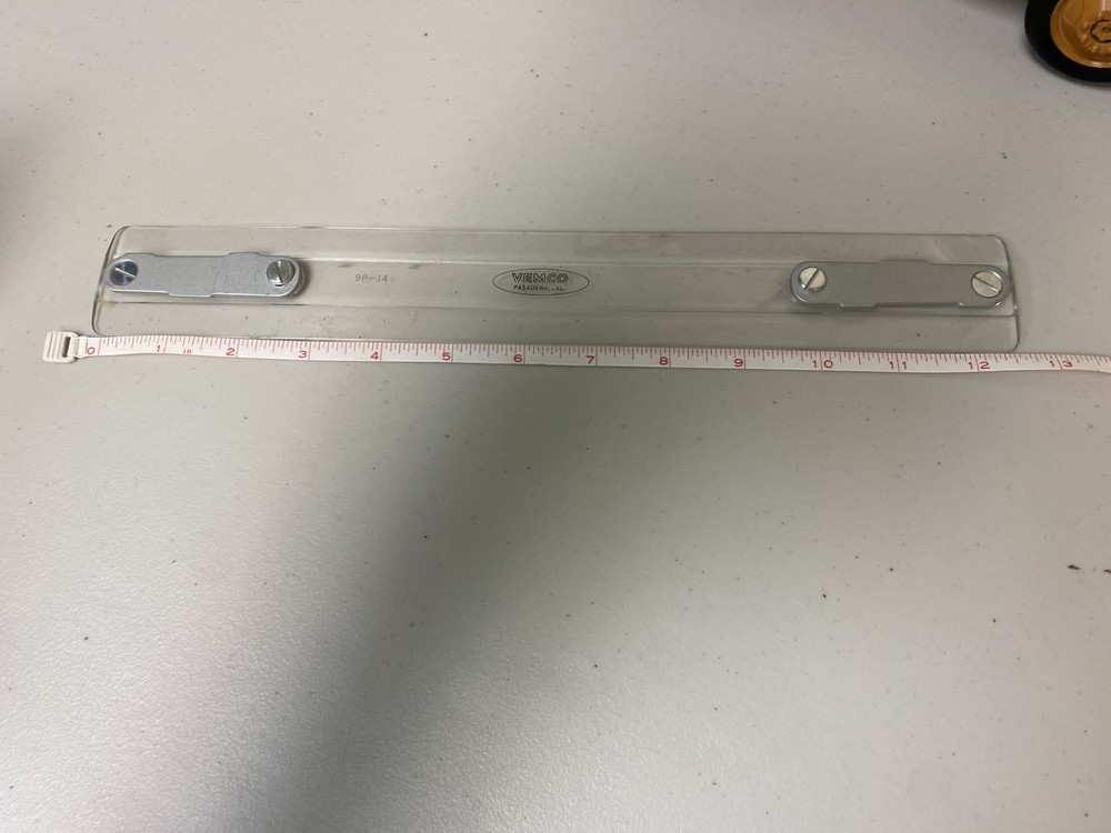 Engineering - Vintage - VEMCO 9P-14 Drafting Machine 12" Scale Ruler