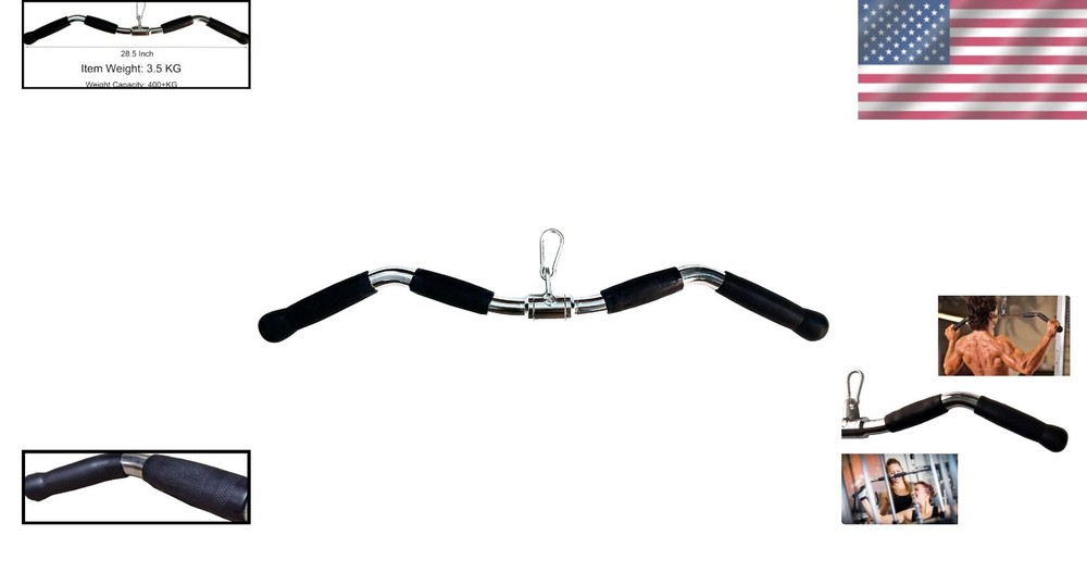 Multi-Exercise Lat Cable Attachment Bar