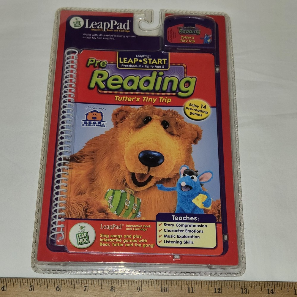 LeapPad Leap Start Learning System Game & Book Pre-Reading Tutter's Tiny Trip