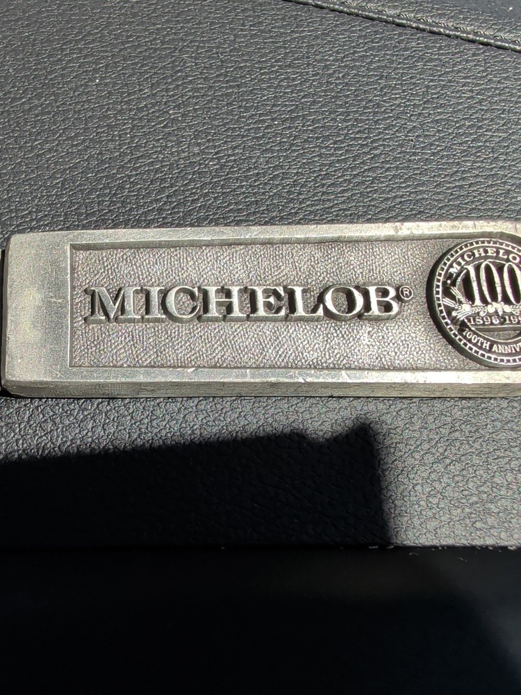 Michelob Solid Pewter 100th Anniversary Bottle Opener