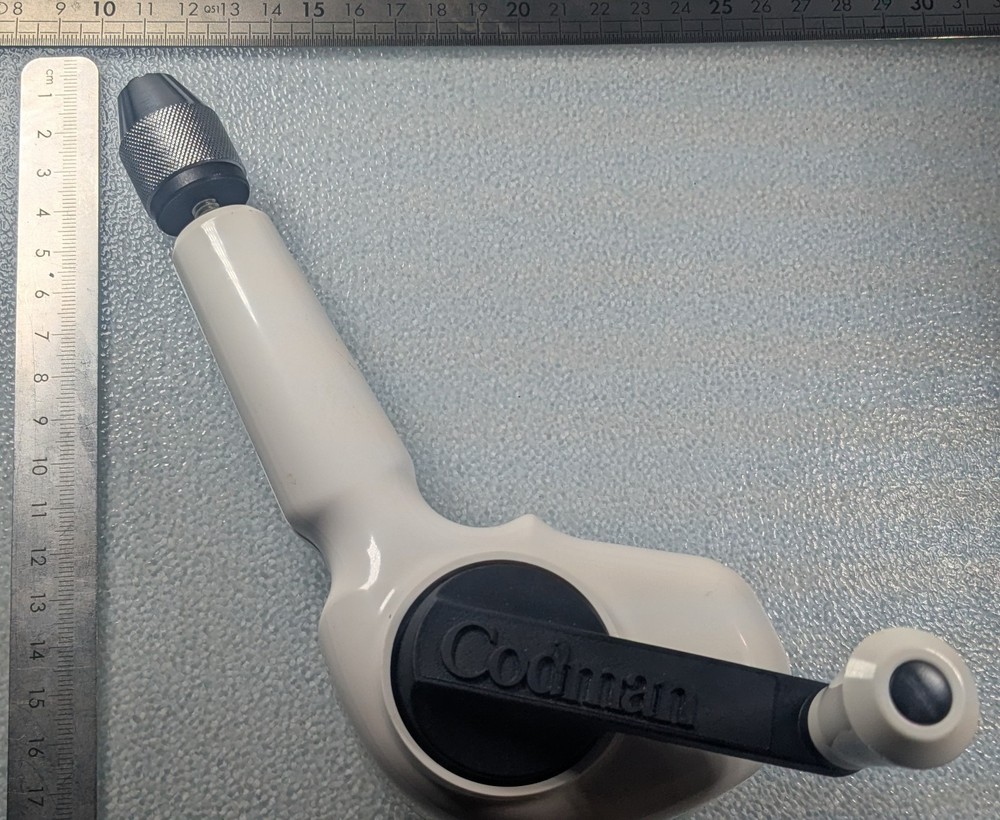 Codman Manual Hand Drill and Keyless Jacobs Chuck NO DRILL BITS