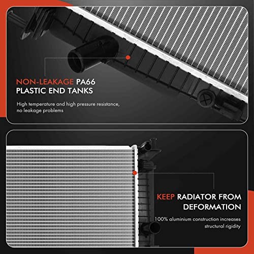 Engine Coolant Radiator Assembly Compatible with Mazda 3 2010 2011 2012 2013,