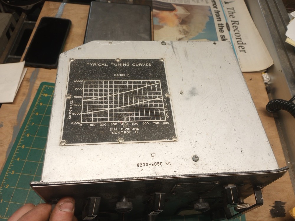 Navy Tipe Cay-4754a Transmitter Tuning Unit In Good Shape