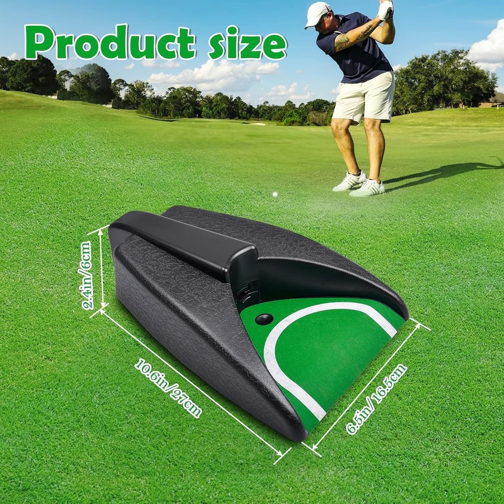 Lightweight Adjustable Golf Practice Machine - Perfect Your Putting Skills