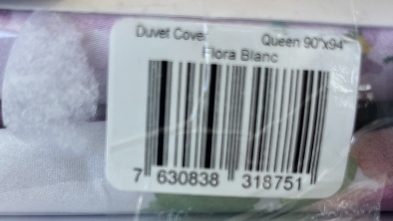 Schlossberg Switzerland~Flora Blanc~Satin Noblesse~Queen Cover~Floral~OEKO~ITALY