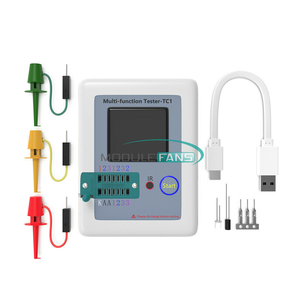 LCR-TC1 Multifunction Transistor Tester TFT Diode Triode Capacitance Meter ESR