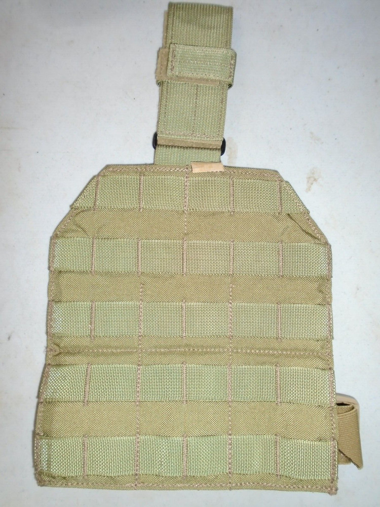 NEW Eagle Industries Molle Khaki Single Point Drop Leg Panel w/ Hip Extender