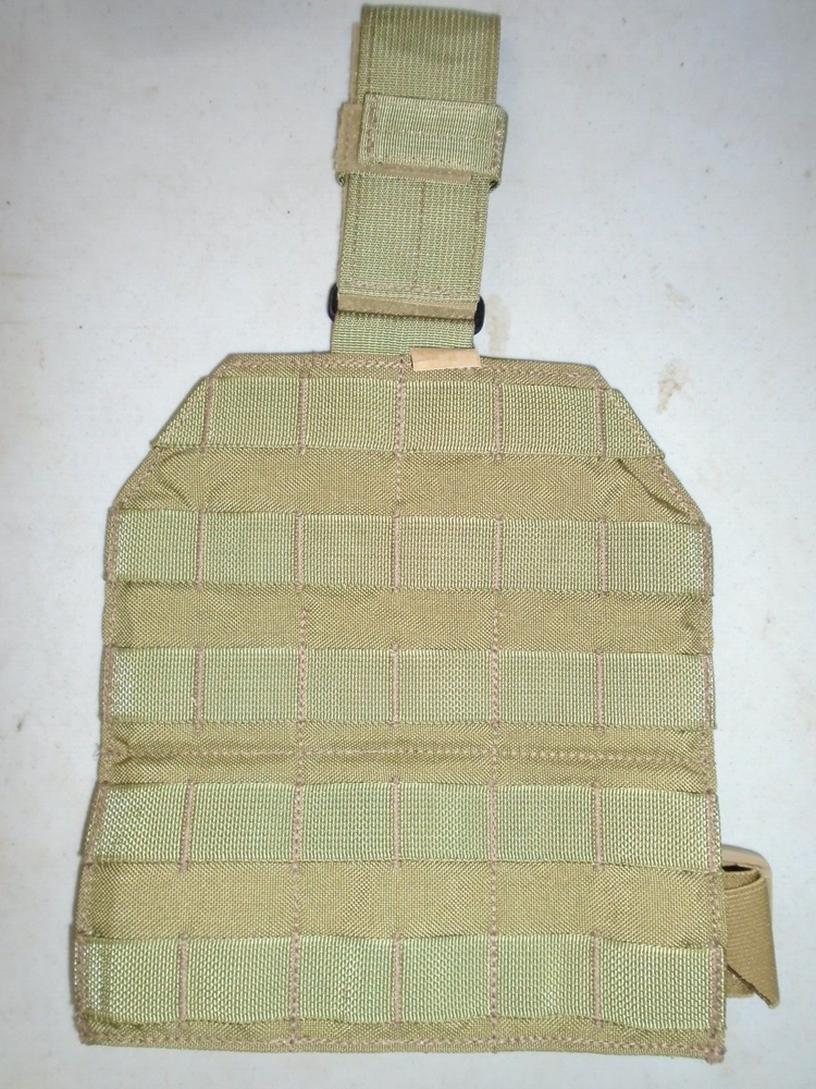 NEW Eagle Industries Molle Khaki Single Point Drop Leg Panel w/ Hip Extender