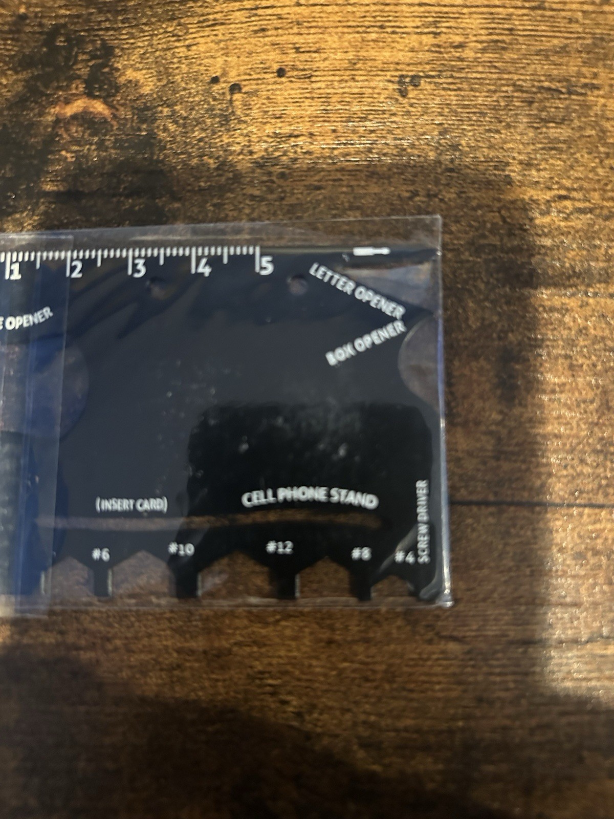 18 in 1 Wallet Multitool - Best Credit Card-Sized Tool for Emergencies - Black