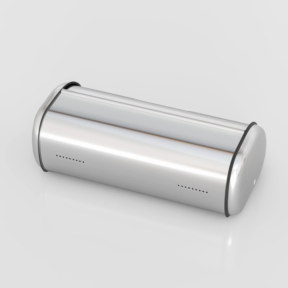 Stainless Steel Bread Box for Kitchen Countertop, Extra Thick Sturdy Bread St...