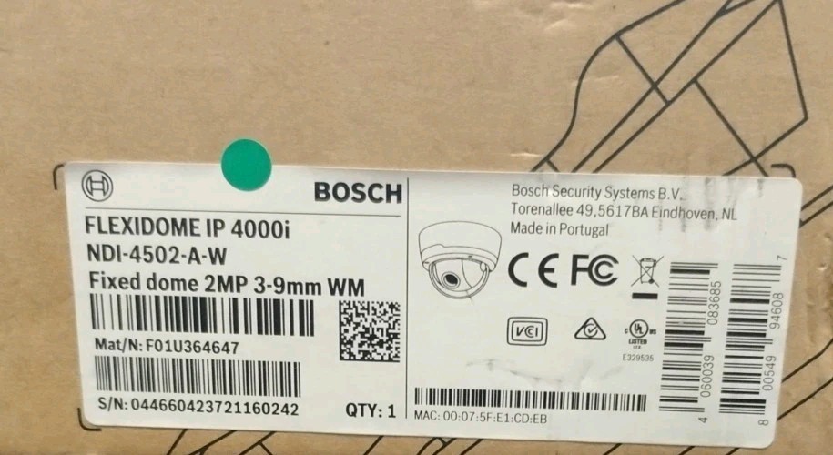 Bosch NDI-4502-A-W