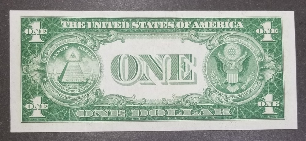 1935 $1 DOUBLE DATE SILVER CERTIFICATE NOTE IN CRIPS AU CONDITION