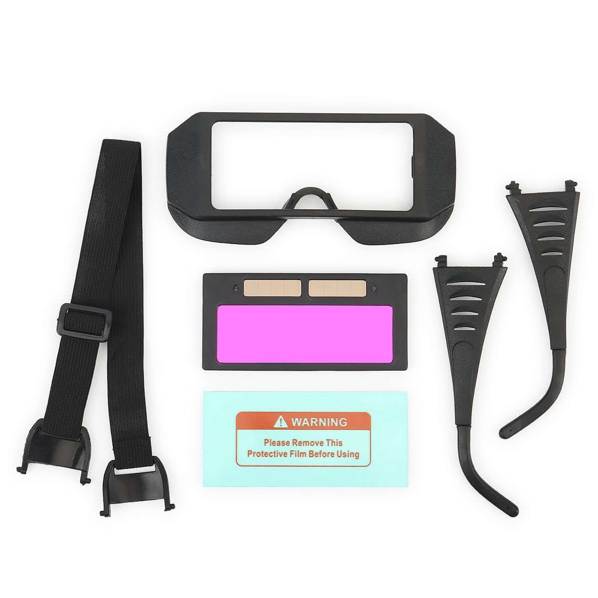 2Pcs Welding Glasses Auto Darkening Goggles Safety Automatic Dimming Welder Arc